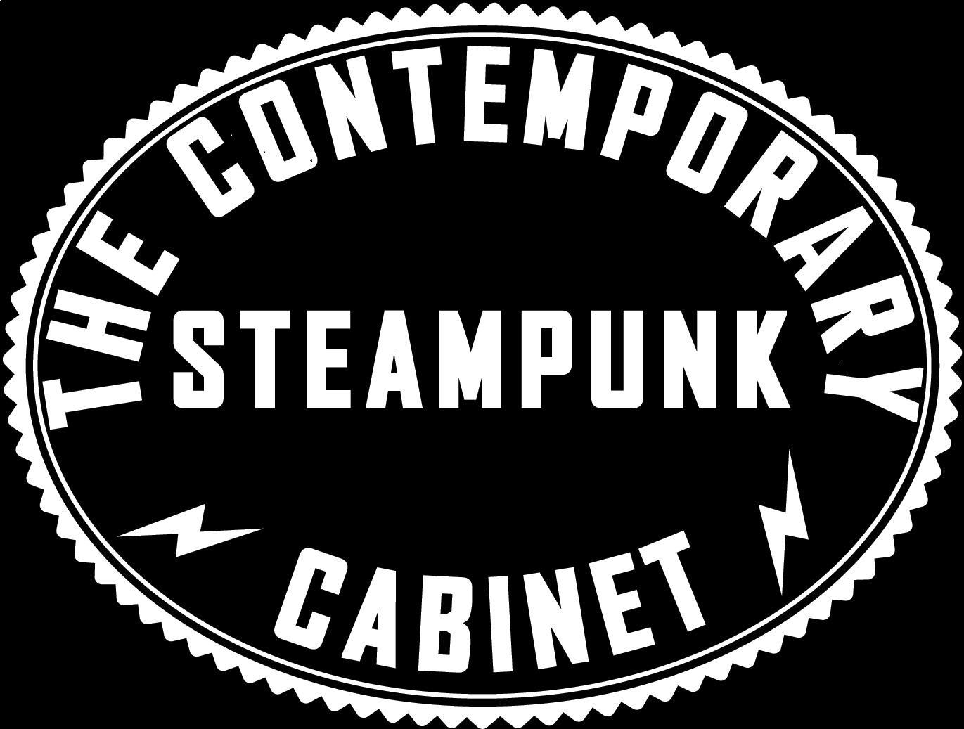 THE CONTEMPORARY STEAMPUNK CABINET logo All rights reserved